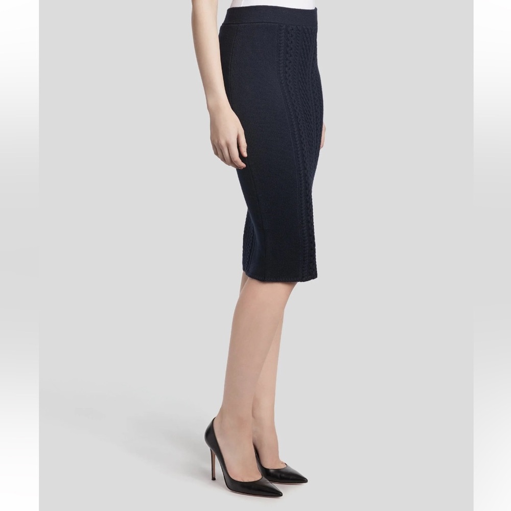ATM Knit Navy Skirt XS